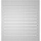 Ekena Millwork Vertical Surface Mount PVC Gable Vent: Functional, w/ 2"W x 2"P Brickmould Sill Frame, 32"W x 34"H GVPVE32X3403SF - alternate 3